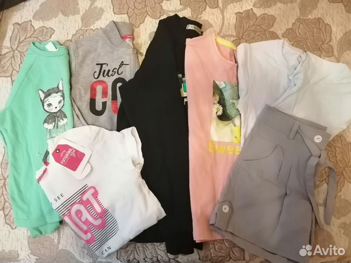 Вещи пакетом на девочку 146 152