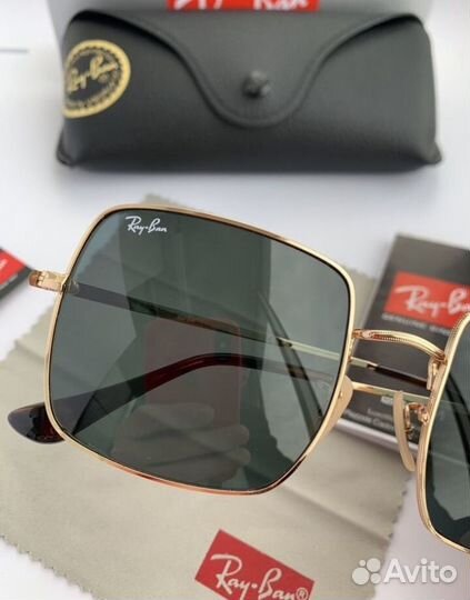 Очки ray ban square черные