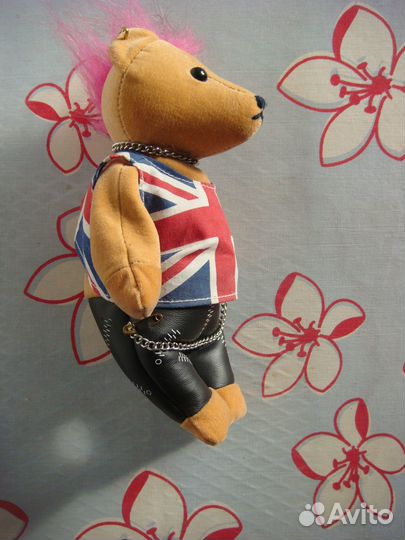 Плюшевая игрушка мишка панк