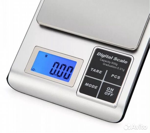 Кухонные весы с чашей 3кг - 0.1г