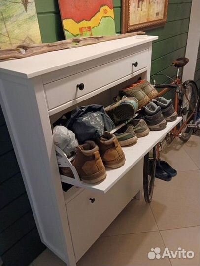 Галошница, 2 отделения, белая