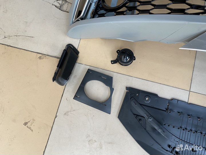 Передний RS 6 бампер Audi A6 C7 дорестайлинг