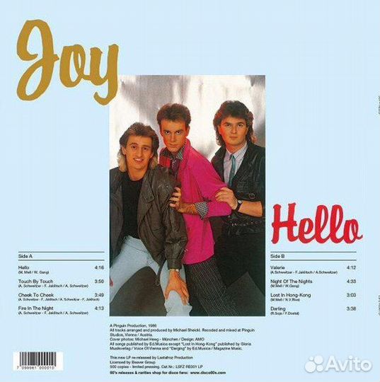 LP Joy — «Hello». Новая