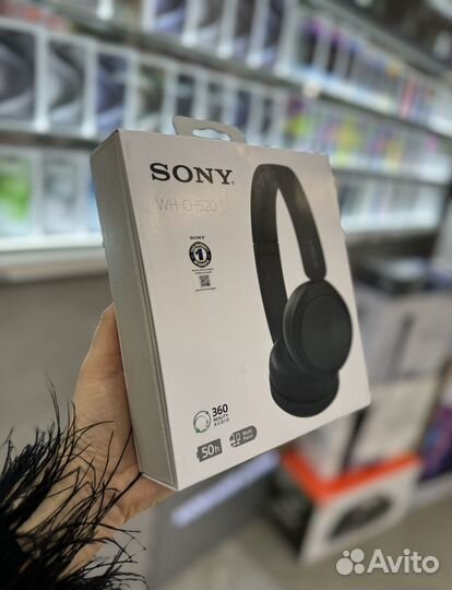 Беспроводные наушники Sony WH-CH520 черный