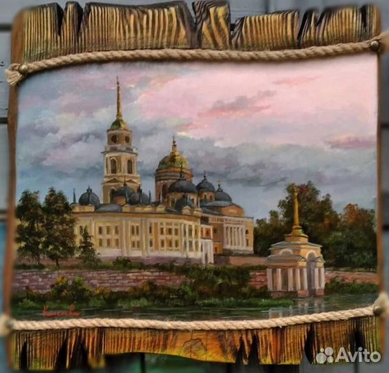 Картины оз.Селигер / маслом