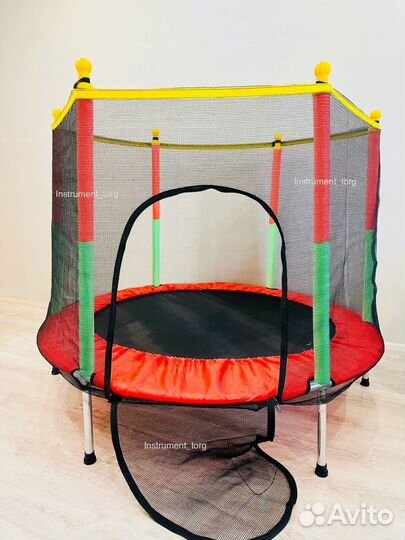 Детский батут с сеткой. Новые. Бесплатная доставка