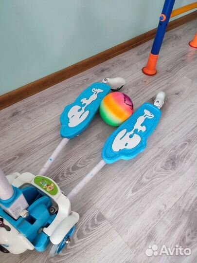 Самокат детский трехколесный бу