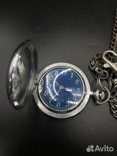 Карманные часы Молния глухарь СССР (сзр)