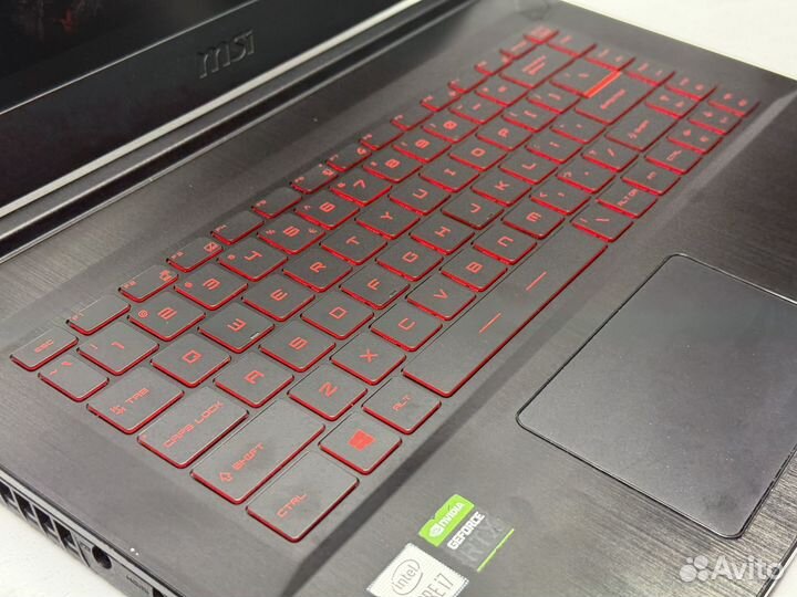 Мощный Игровой ноутбук MSI RTX 3060 i7-10750