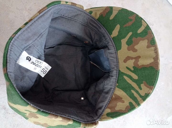 Кепка, куртка военн. камуфлированные