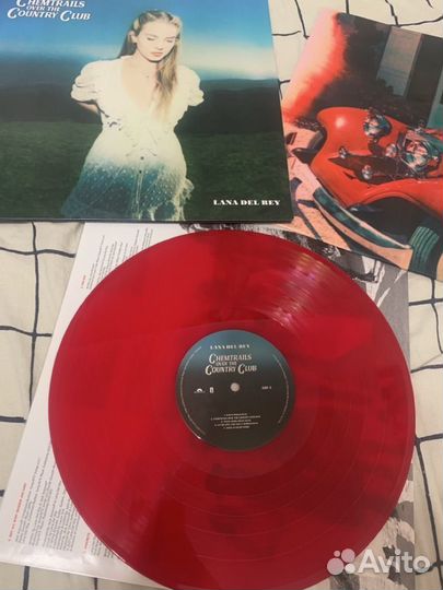 Chemtrails over the country club dark RED lp