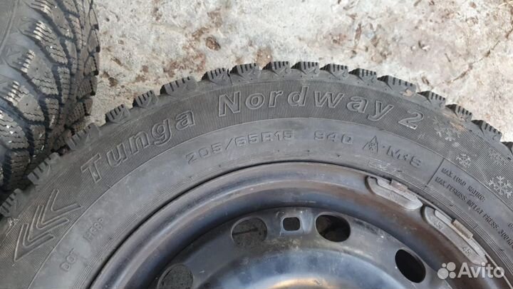 Колеса r 15 зимние 205/65 р15