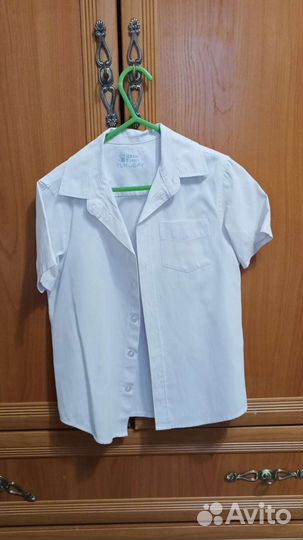 Рубашка для школы размер 128