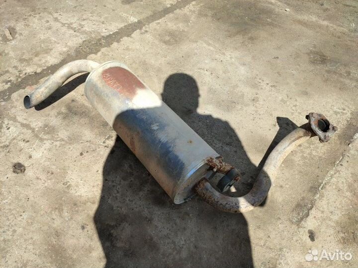 Глушитель задний Mitsubishi Pajero Pinin H77W 4G94