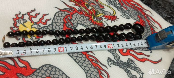 Бусы темный янтарь СССР