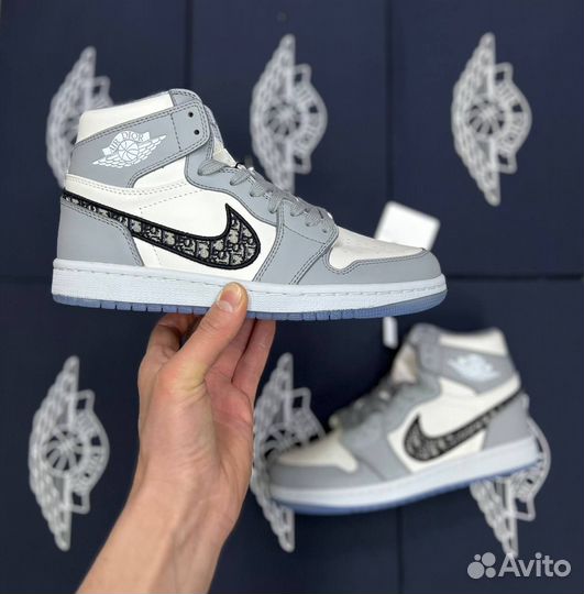 Кроссовки Dior x Nike Air Jordan 1 High OG