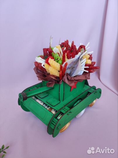 Съедобный букет к 23 февраля