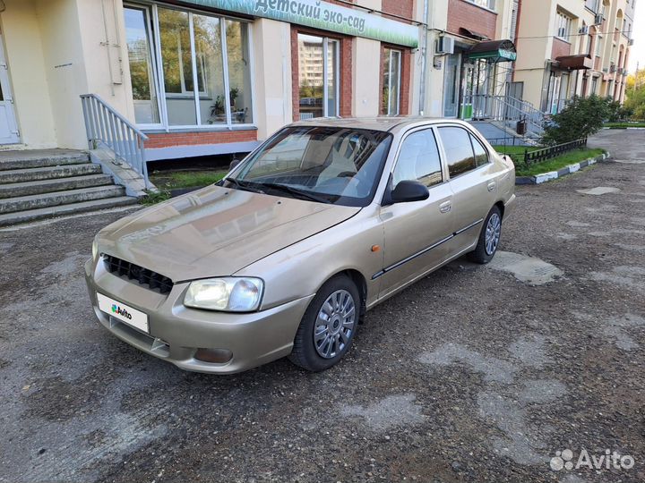 Hyundai Accent 1.5 AT, 2002, 300 000 км