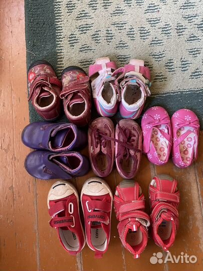 Детская обувь пакетом для девочек размер 21-22