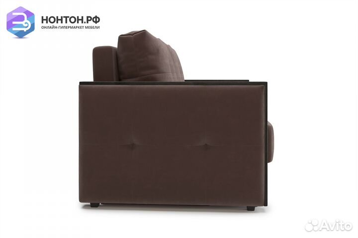 Диван еврокнижка Инсайд коричневый