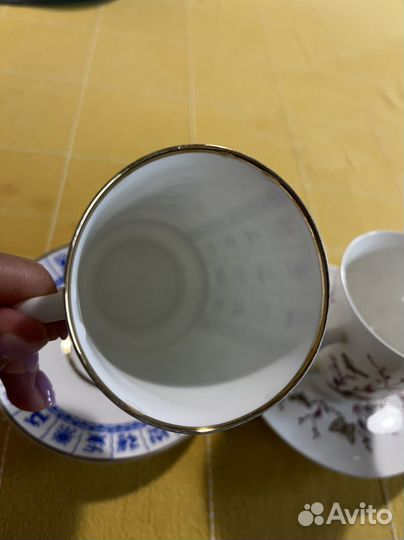Чайная пара лфз костяной фарфор