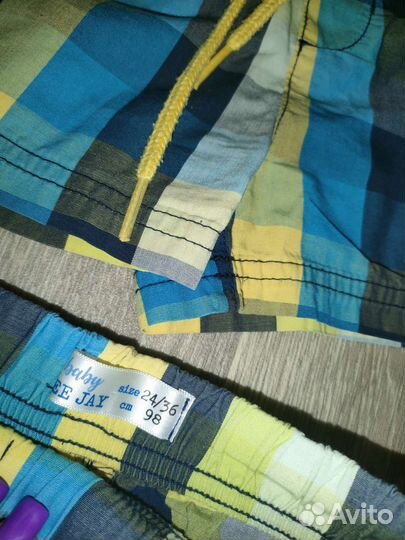 Шорты для мальчика близнецы двойняшки 92 98