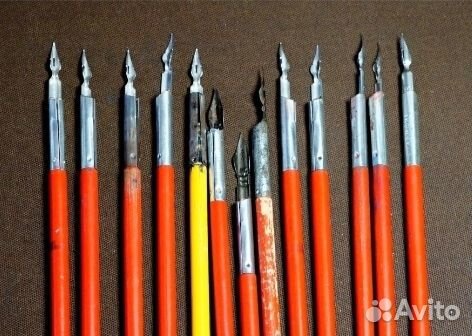 Ручки и перья для письма и рисования тушью, СССР