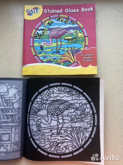 Книга трафаретов витражей galt