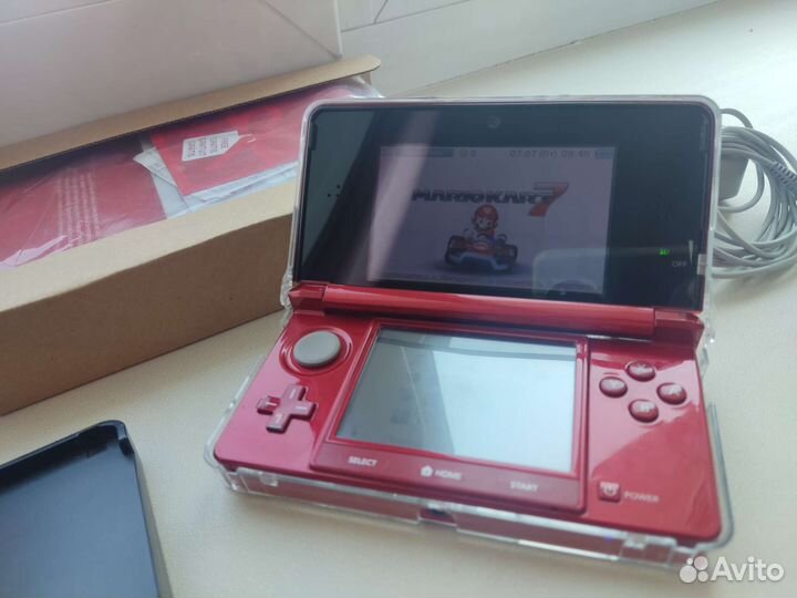 Прошитая Nintendo 3DS Red 32Gb+игры