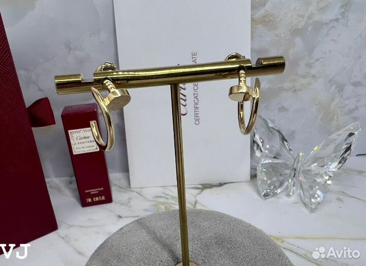 Серьги cartier