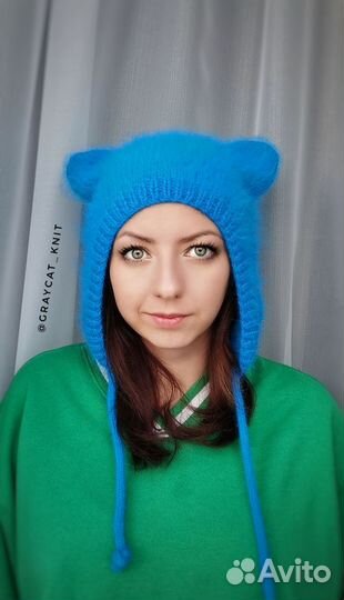 Шапка с ушками