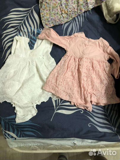 Детские вещи пакетом для девочки от 0 до 12 мес