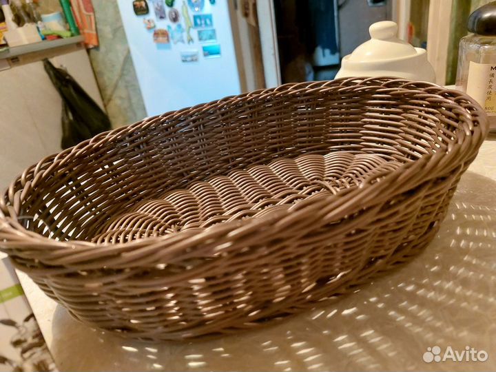 Корзина плетёная, ротанг