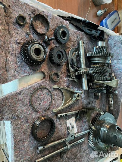 Разбор коробки логан 1