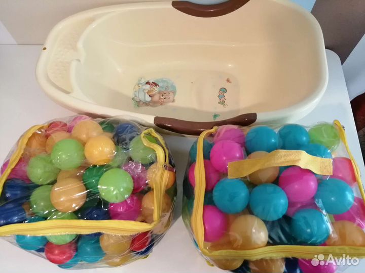 Сухой бассейн с шариками бу