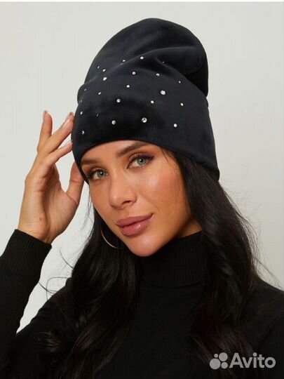 Комплект шапка и снуд женский