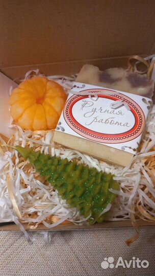 Новогодния набор мыла с нуля