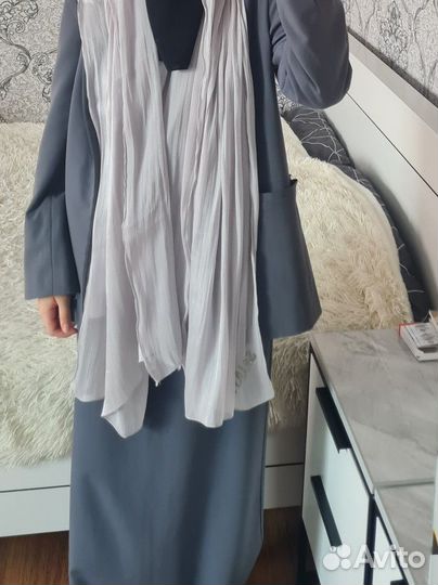 Юбка карандаш макси графитовая