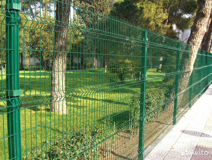 3Д сетка гиттер для забора