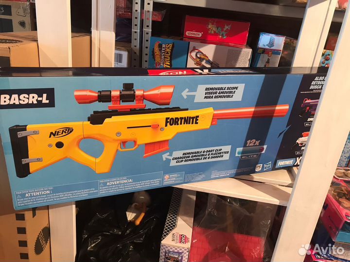 Бластер Нерф Фортнайт Снайперка (Bolt Action),12п