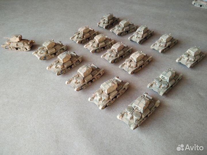 Модели английских танков, 1/100
