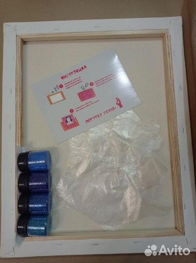 Картина блестками