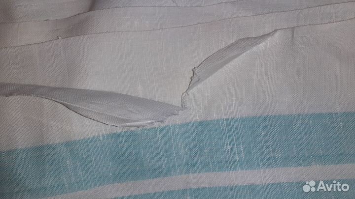 Отрез ткани лен