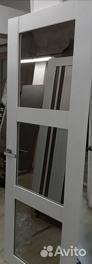 Дверь межкомнатная комплект с зеркалом