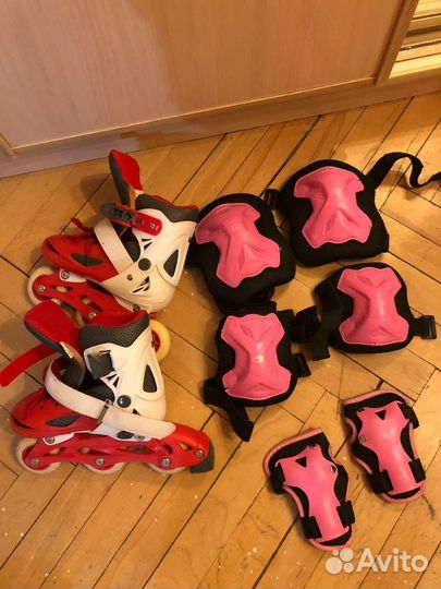 Детские ролики и защита