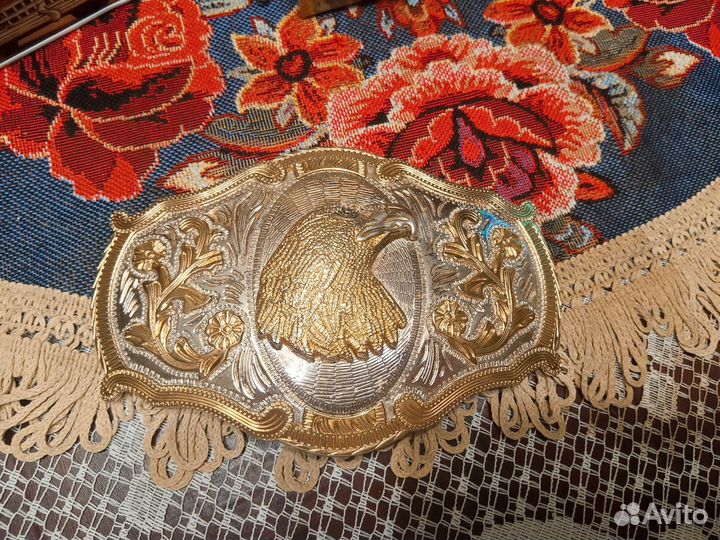 Пряжка золотой орел