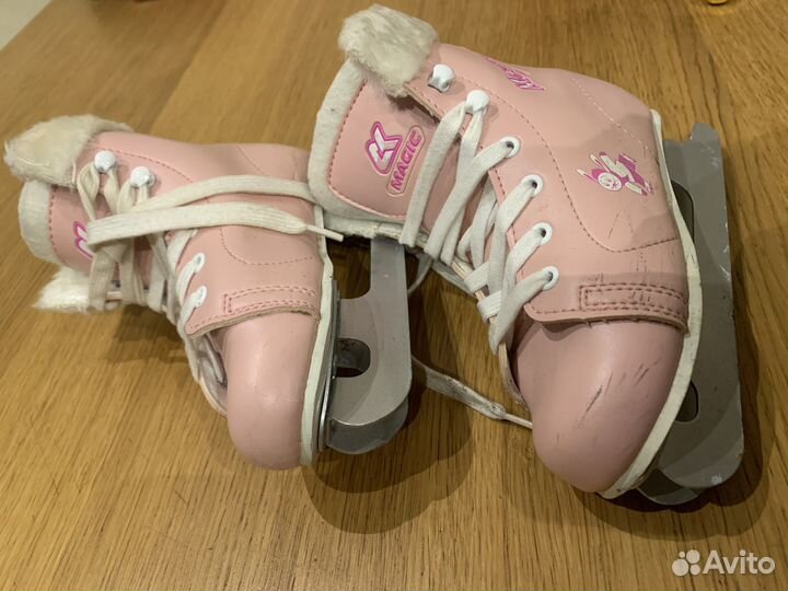 Коньки для девочки двухполозные