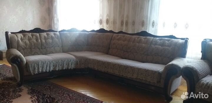 Угловой диван с креслом