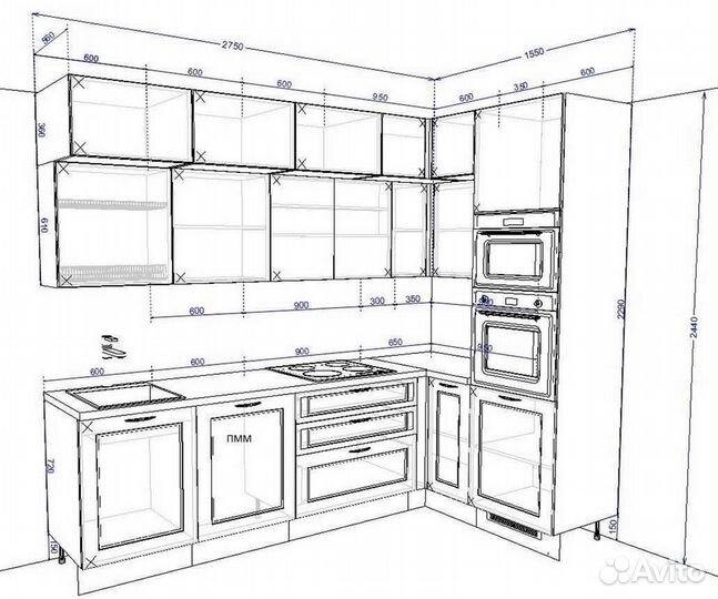 Кухонный гарнитрур напрямую от производителя