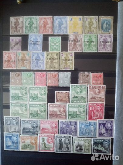 Коллекция марок британских колоний